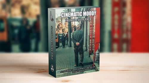 Moody Cinematic Color Grading Video LUTs Pack