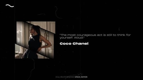 Modern Quote Titles with Dynamic Text Animation