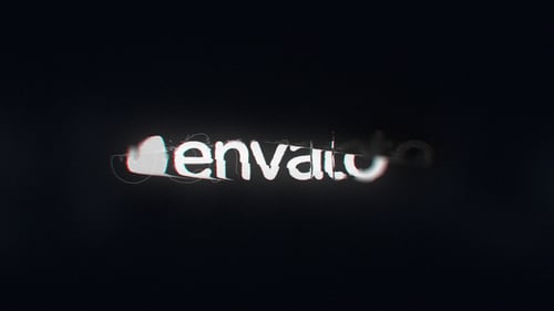 3D Glitch Logo