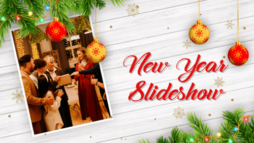 Presentación de diapositivas de feliz Navidad