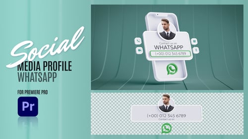 Social Media Profile WhatsApp - Premiere Pro