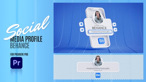 Social Media Profile Behance - Premiere Pro