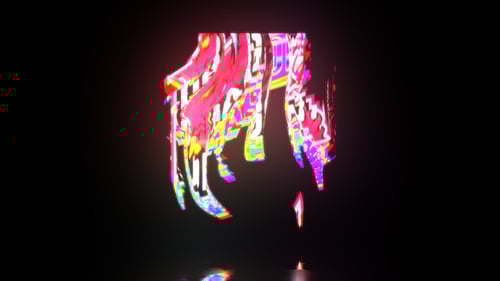 Revelação do logotipo Color Glitch