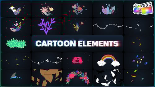 Cartoon Elements for FCPX