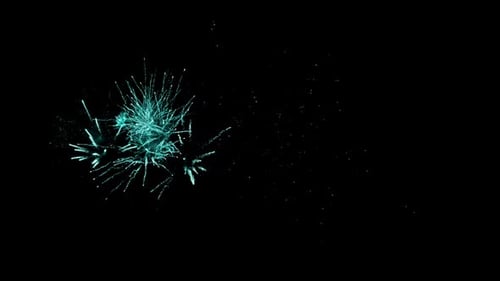 Firework display at night 4k
