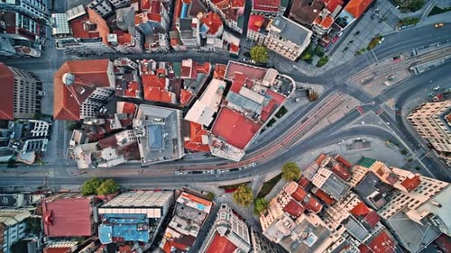 Ancient Galata Of Istanbul