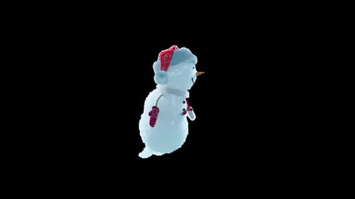 38 Snowman Dancing HD