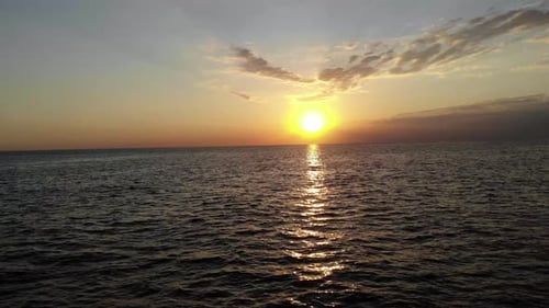 Sunset On The Ocean