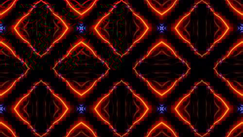 Modèles de kaléidoscope futuriste VJ Loop Mouvement psychédélique Abstrait