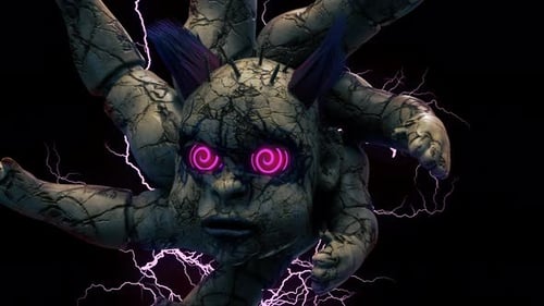 Abandoned Punk Doll Head VJ Loop