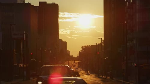 Evening view of a street in Ottawa
