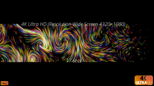 Colorful Swirling Neon Fluid Lines Background Animation
