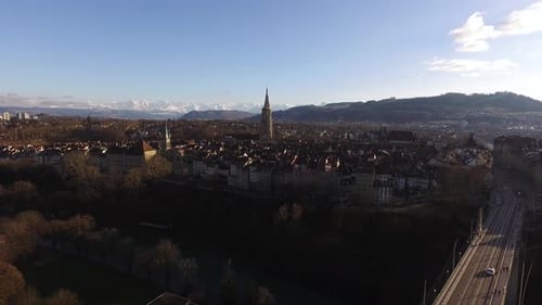 Aerial view of Bern