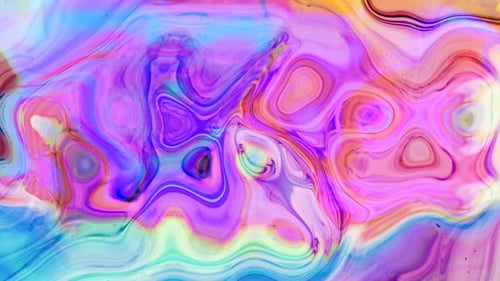 Abstract colorful trendy liquid wave marble background