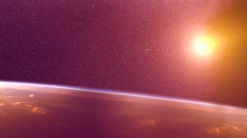 Dramatic Meteor Impact Entering Earth Atmosphere from Space
