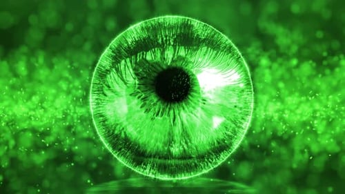 Digital Eye Wave Lines Stock Background