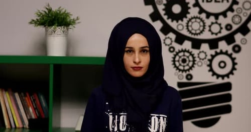Muslim aussehende Kamera