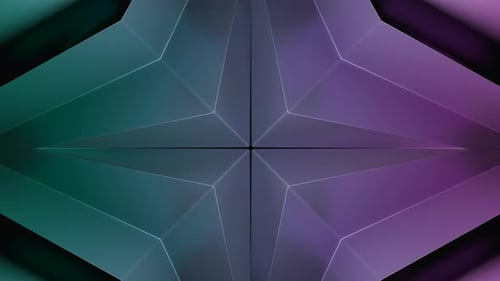 Geometric Star Shape Morphing Abstract Motion Background
