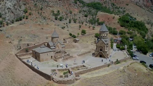 Ancien monastère médiéval de Noravank en Arménie.