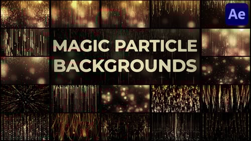 Magic Particle Backgrounds for After Effects