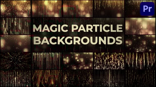 Elegant Golden Particle Light Streaks Backgrounds