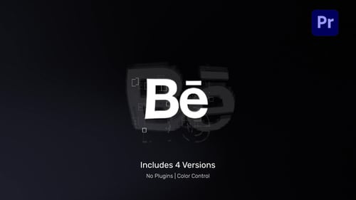 Dynamic Digital Glitch Logo Intro