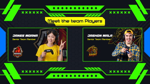 ESports Broadcast Slides Promo MOGRT