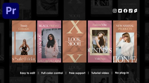 Stylish Vertical Videos for Fashion Campaigns and Sales