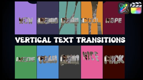 Vertical Text Transitions | FCPX
