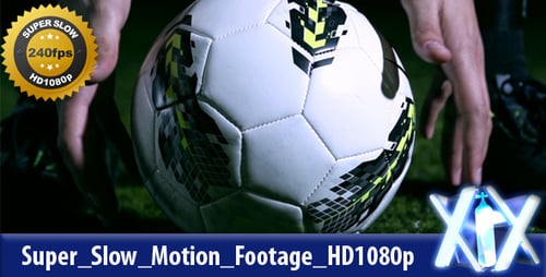 Soccer Player Preparing the Ball on a Soccer Field