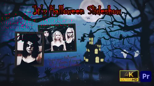 It's Halloween Slideshow - Premiere Pro