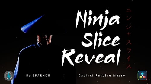 Ninja Slice Reveal Effect | Davinci Resolve Macro