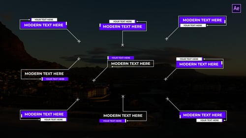 Modern Call Out After Effects