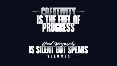 Dynamic Text Animations Pack for Modern Video Titles