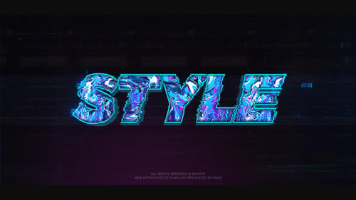 Intro das Glitch-Logo