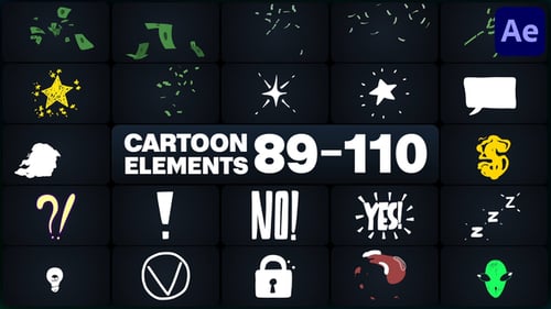 Cartoon Elements for After Effects