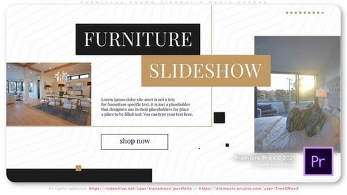 Furniture Promo Cinematic Media Opener