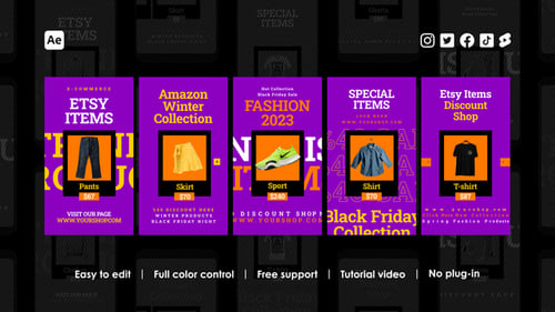 E-Commerce Instagram Stories