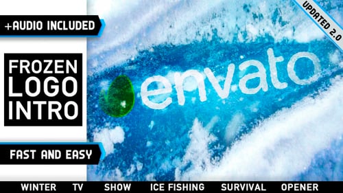 Frozen Under Ice Logo Reveal