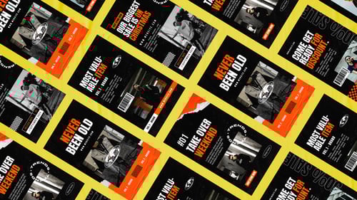 Urban Hypebeast Fashion Social Media Stories