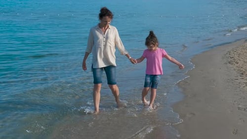 A Fun Walk Along the Beach