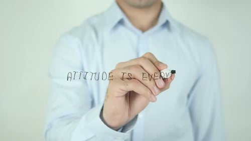 Attitude Is Everything, Writing On Screen