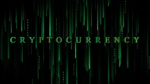 Digital Cyber Background Cryptocurrency