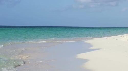 Gentle Waves on Tropical Beach