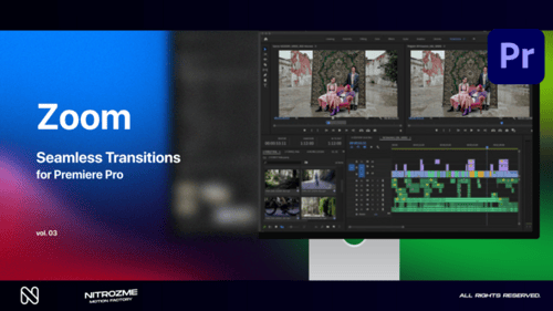 Zoom Seamless Transitions Band 03 für Premiere Pro