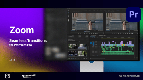 Zoom Seamless Transitions Band 04 für Premiere Pro