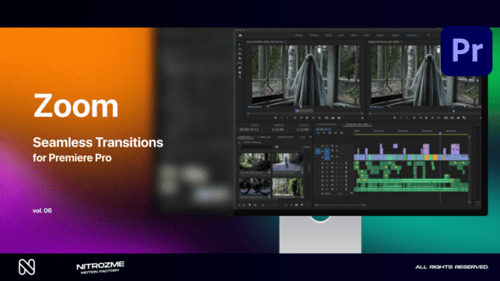 Zoom Seamless Transitions Band 06 für Premiere Pro