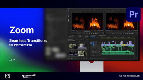 Zoom Seamless Transitions Band 07 für Premiere Pro
