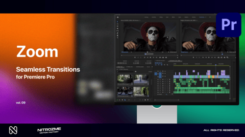 Zoom Seamless Transitions Vol. 09 für Premiere Pro