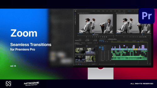 Zoom Seamless Transitions Band 14 für Premiere Pro